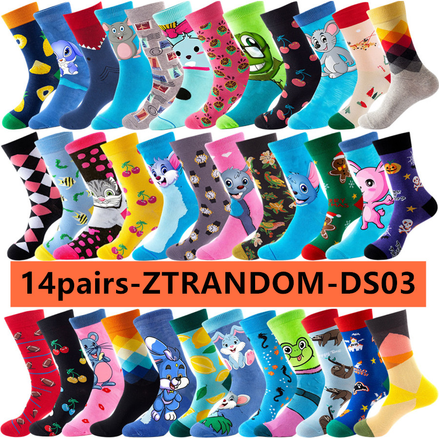 Women'S Fashion Socks - 14 Paia di Calzini Casual Anime