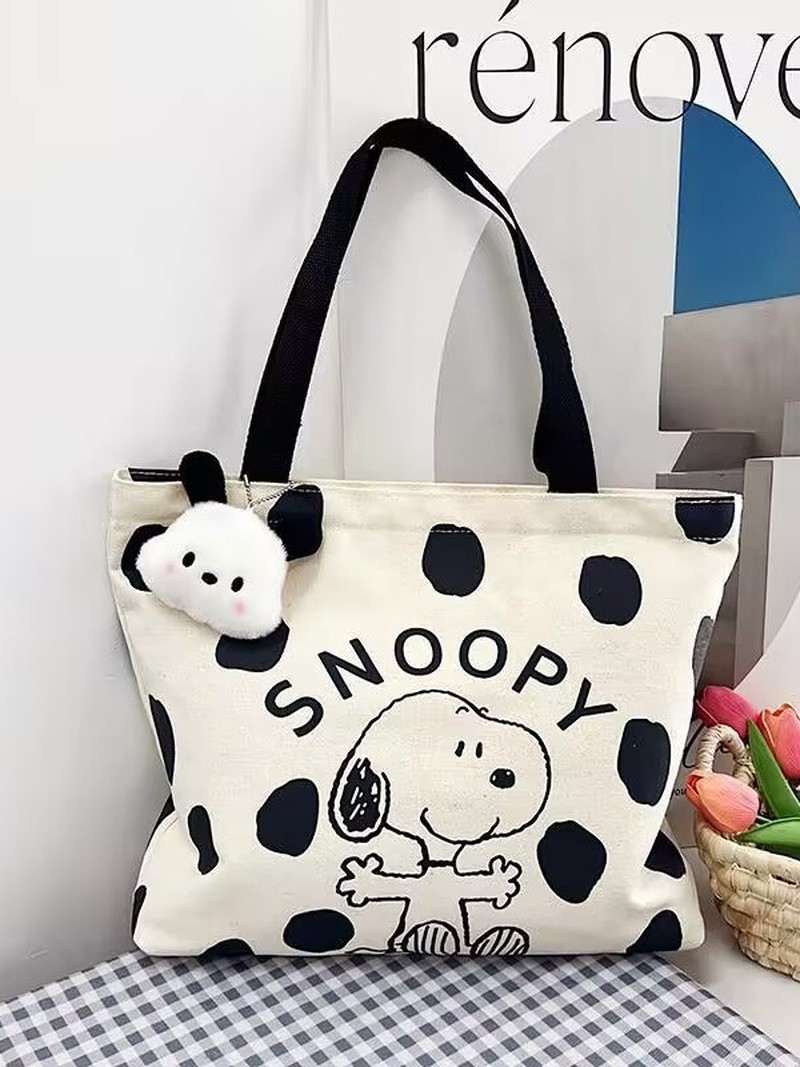Canvas Tote Bag - Borsa a Tracolla in Tela con