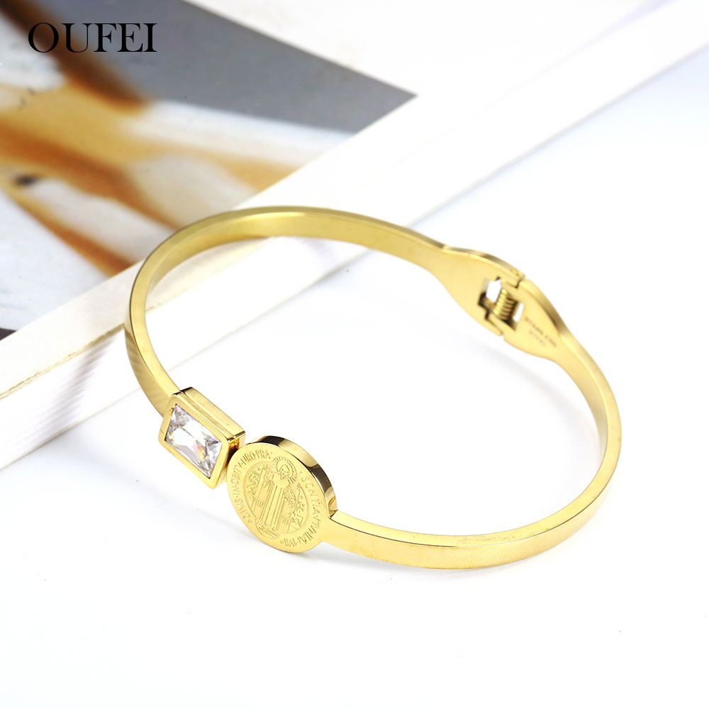 Women'S Fashion Vogue - OUFEI Braccialetti Dell'acciaio Inossidabile Dei Monili