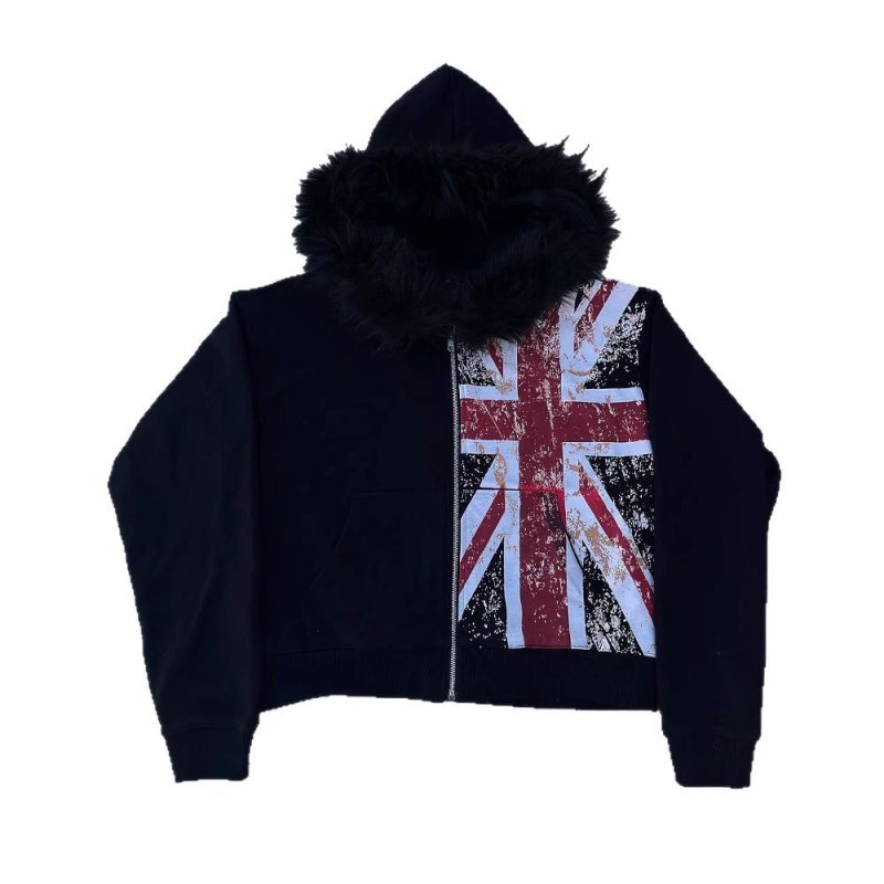 Women'S Fashion Uk 2025 - Felpa con cappuccio oversize con collo
