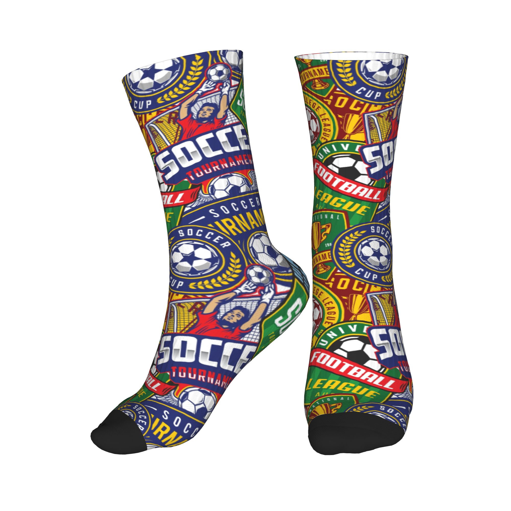Women'S Fashion Socks - Calzini Sportivi Retrò con Stampa Senza