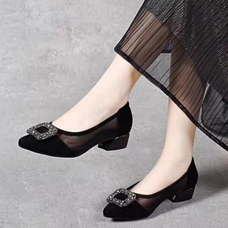 Women Fashion Heels - Eleganti Scarpe con Tacco a Blocco