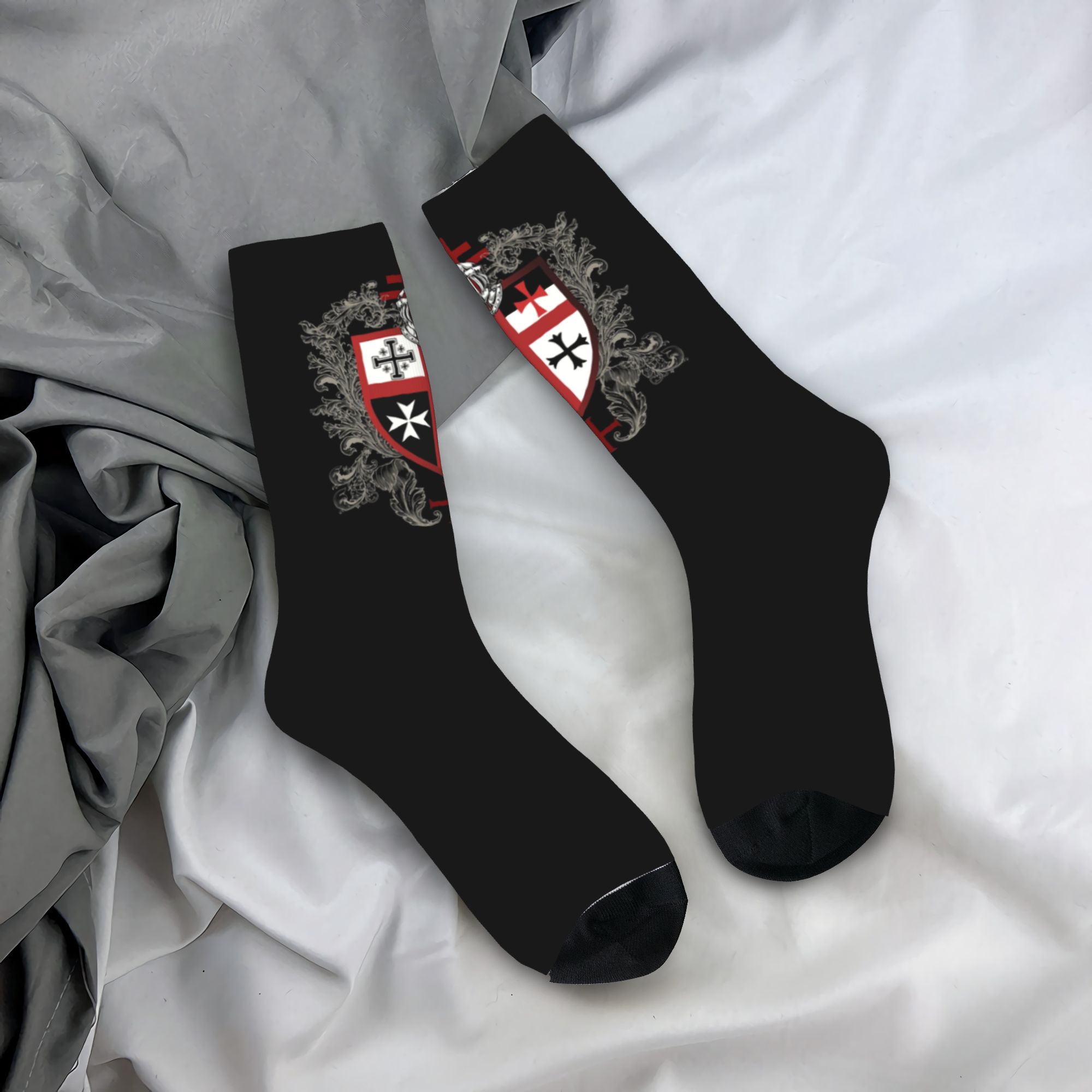 Women'S Fashion Socks - Calzini Personalizzati con Croce dei Cavalieri