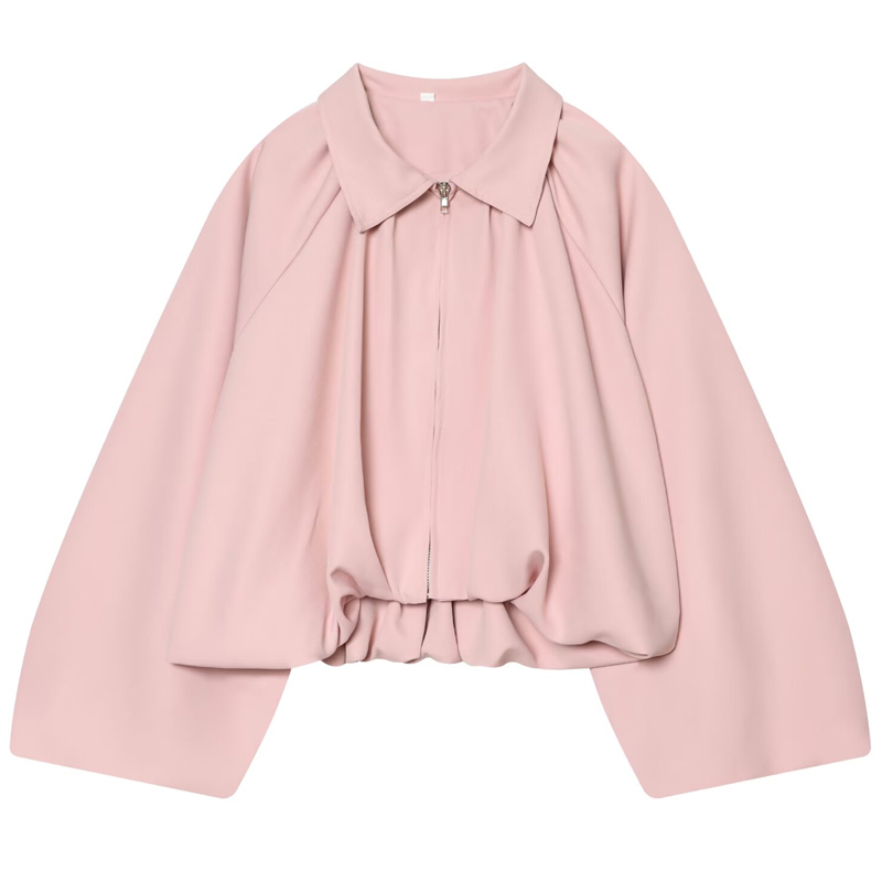Giacca Corta Rosa Larga da Don - Women'S Fashion Quarter Zip recensione e prezzo