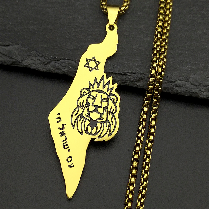 Collana con ciondolo mappa Isr - Women'S Fashion Guide recensione e prezzo