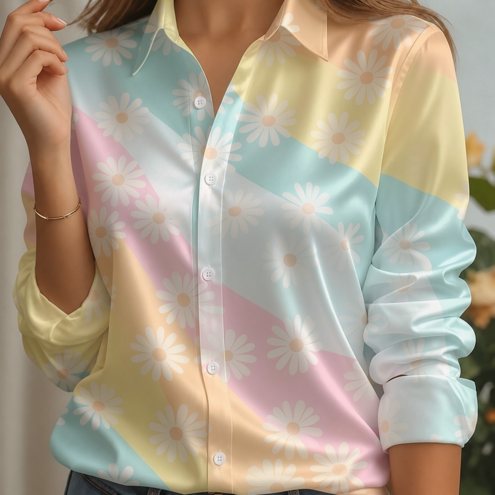 Camicia da donna in raso con c - Women'S Fashion Essentials recensione e prezzo