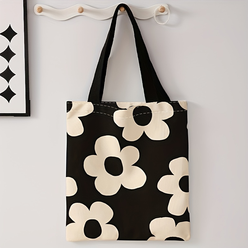 Borsa tote con stampa di fiori - Canvas Tote Bag recensione e prezzo