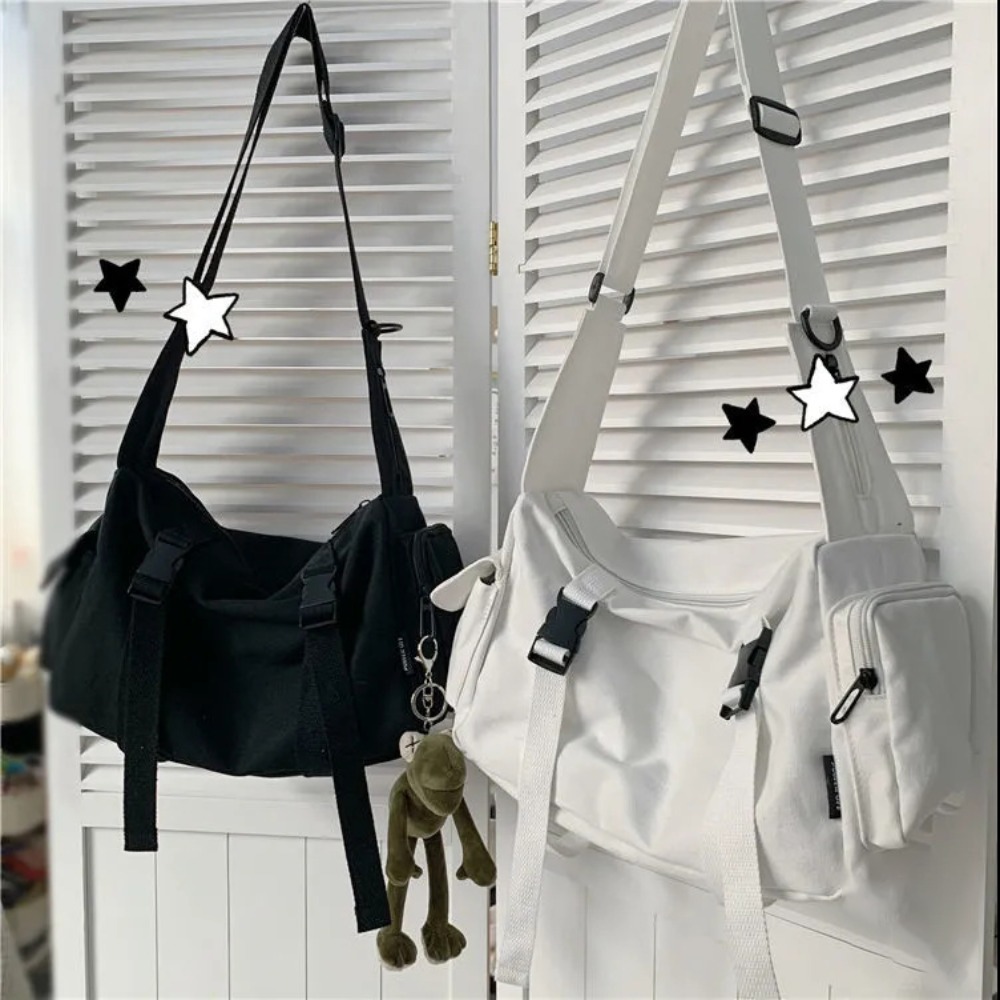 Borse a tracolla nere tasche d - Canvas Tote Bag recensione e prezzo