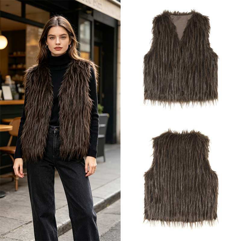 Gilet in Pelliccia Sintetica d - Women'S Fashion Gilet recensione e prezzo