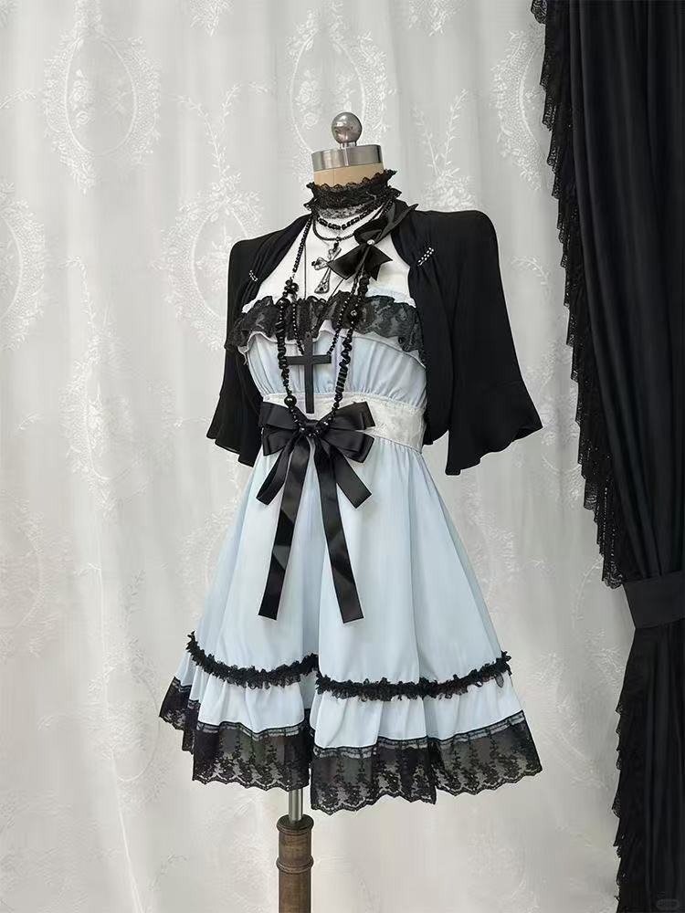 Set di 2 Pezzi Moda Gotica Pun - Ruched Dress Mini recensione e prezzo