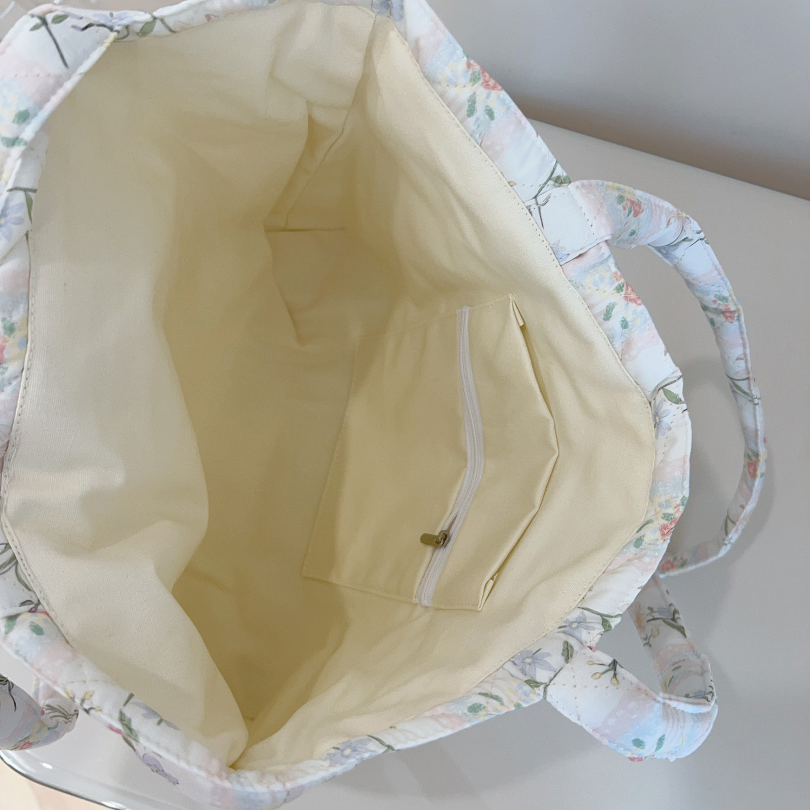 Borsa Tote Trapuntata Floreale - Canvas Tote Bag recensione e prezzo