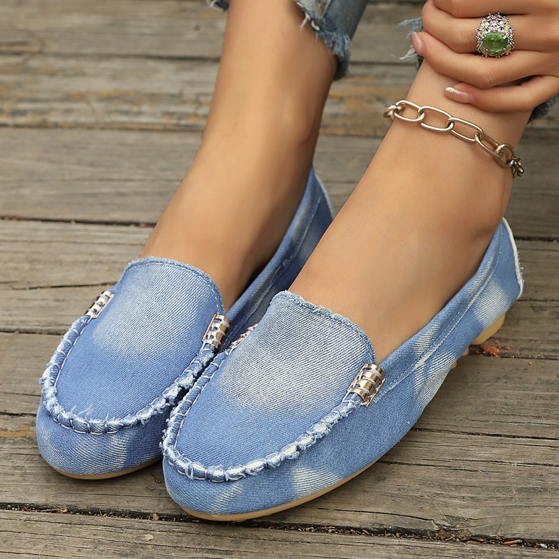 Mocassini in Denim Azzurro all - Women Fashion Heels recensione e prezzo