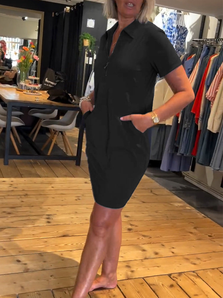 Abito Mini Elegante da Donna E - Women'S Fashion Quarter Zip recensione e prezzo