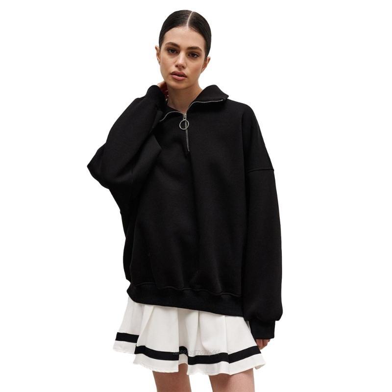 X5XA Felpa con zip a quarti ma - Women'S Fashion Quarter Zip recensione e prezzo