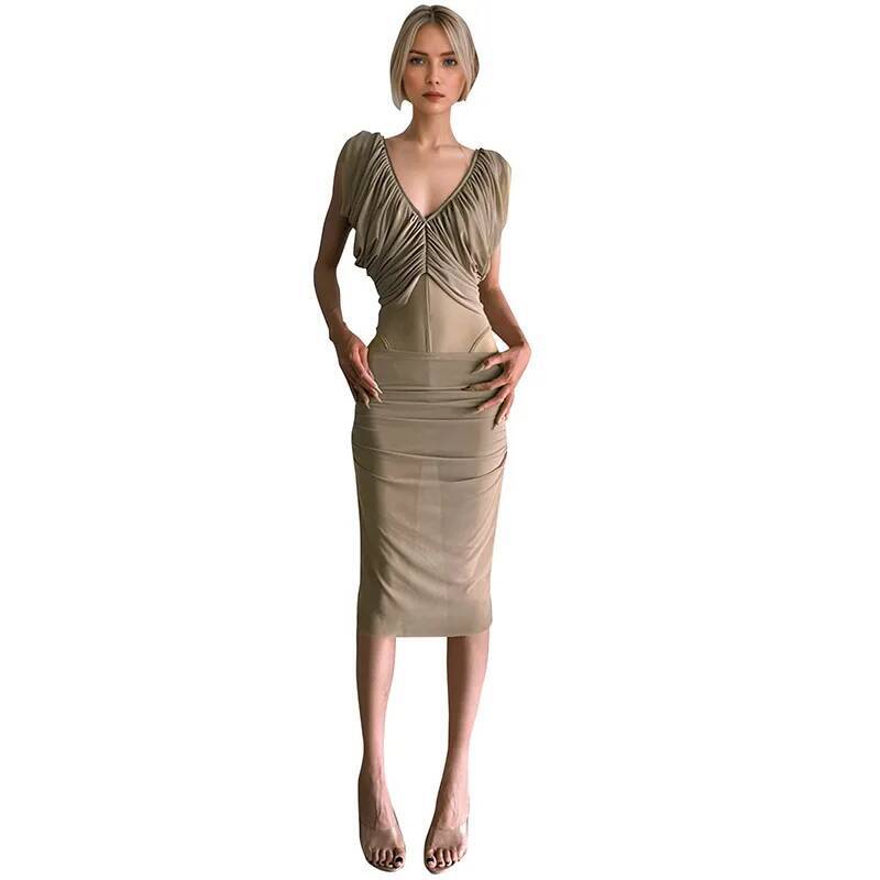 Abito in chiffon francese Mini - Ruched Dress Mini recensione e prezzo