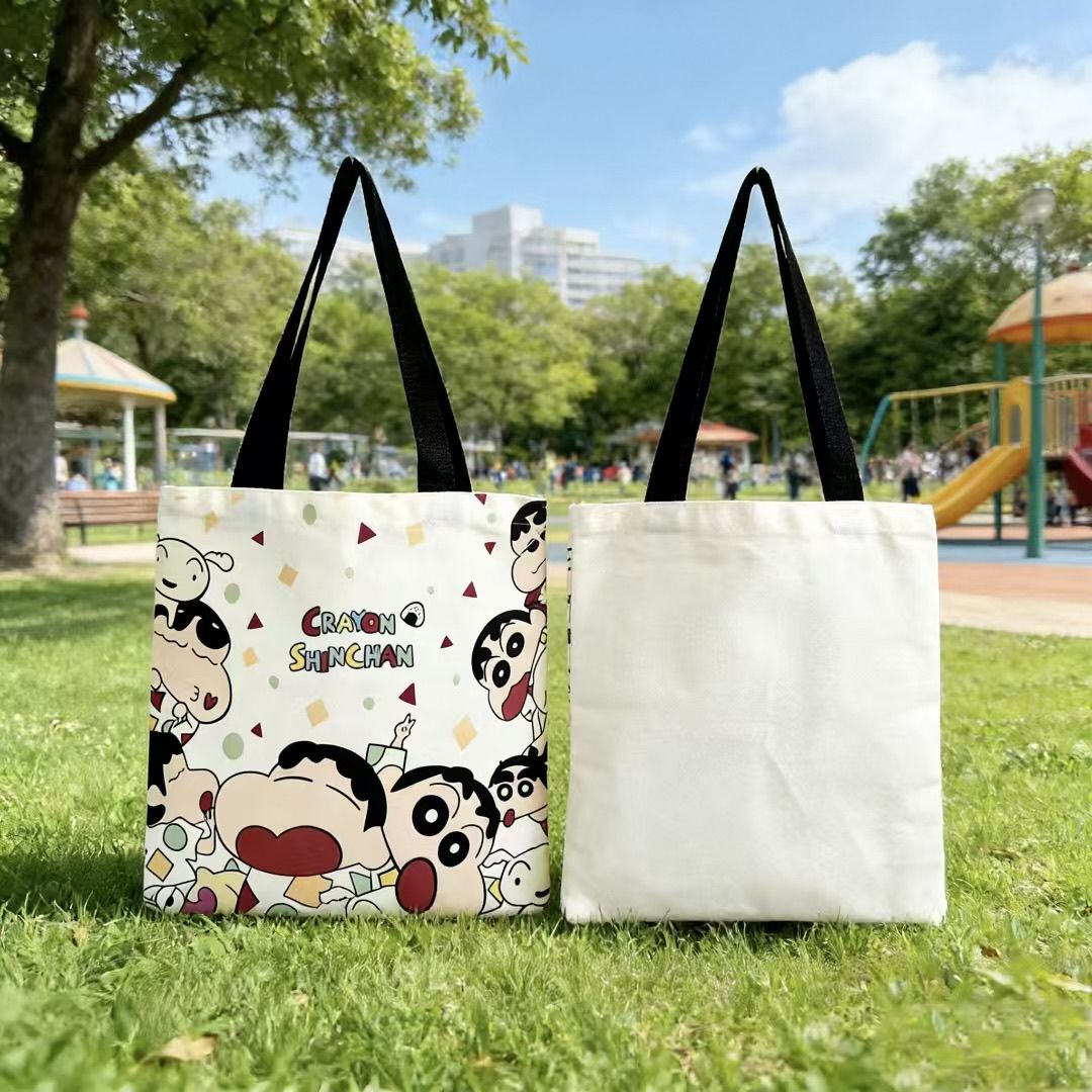 Borsa Tote in Tela Crayon Shin - Canvas Tote Bag recensione e prezzo