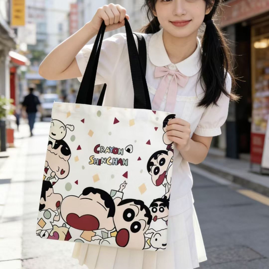 Borsa Tote in Tela Crayon Shin - Canvas Tote Bag recensione e prezzo