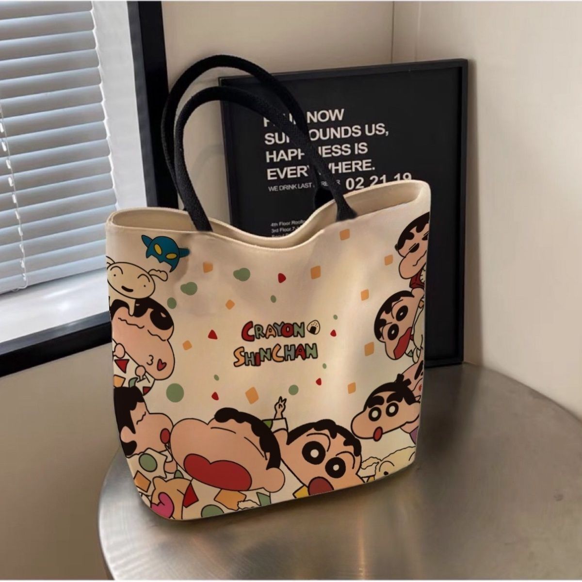 Borsa Tote in Tela Crayon Shin - Canvas Tote Bag recensione e prezzo