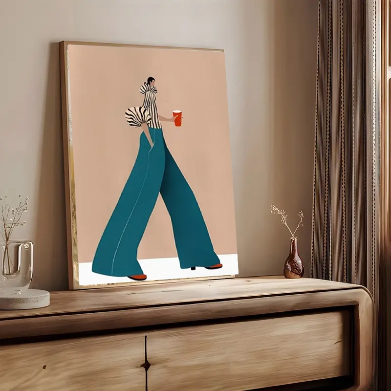 Pantaloni blu alla moda Donna  - Women Fashion Drawing recensione e prezzo