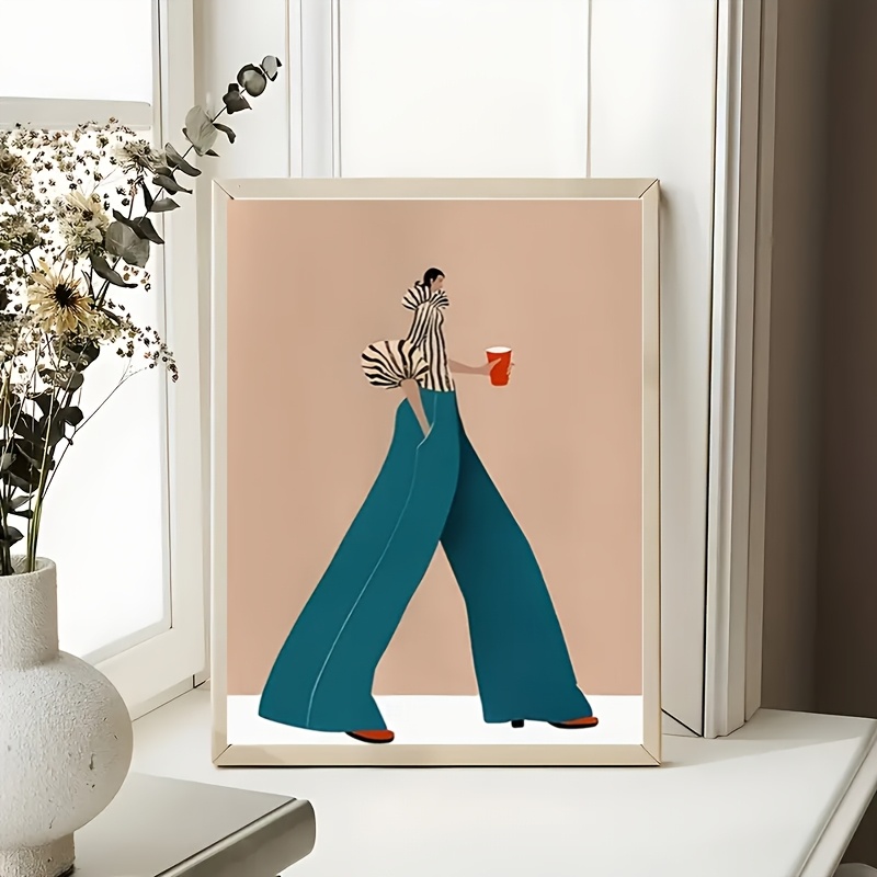 Pantaloni blu alla moda Donna  - Women Fashion Drawing recensione e prezzo