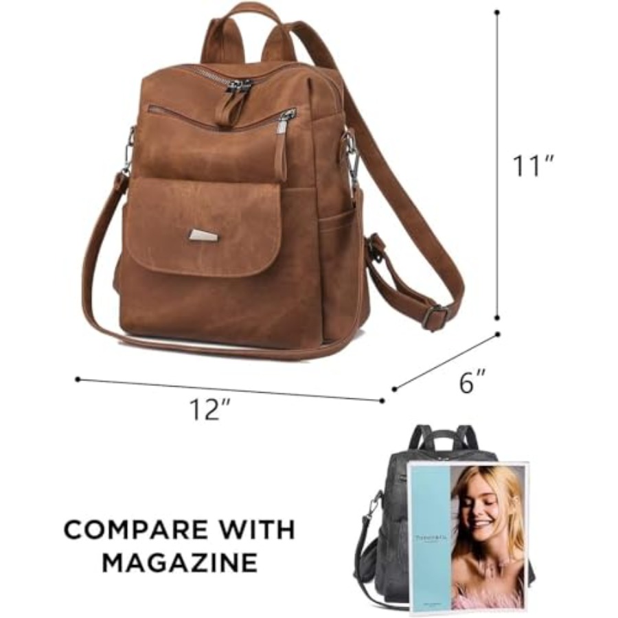 Zaino in Pelle PU per Donne, B - Women Fashion Designers recensione e prezzo