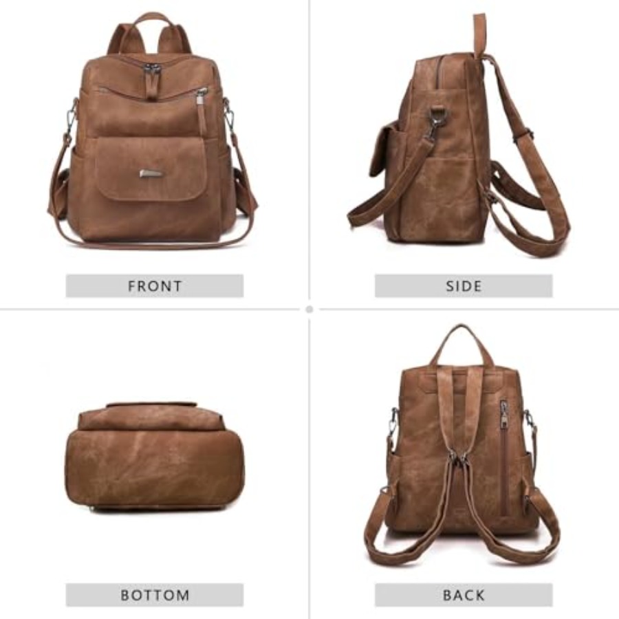 Zaino in Pelle PU per Donne, B - Women Fashion Designers recensione e prezzo